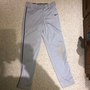 Nike grey baseball pants